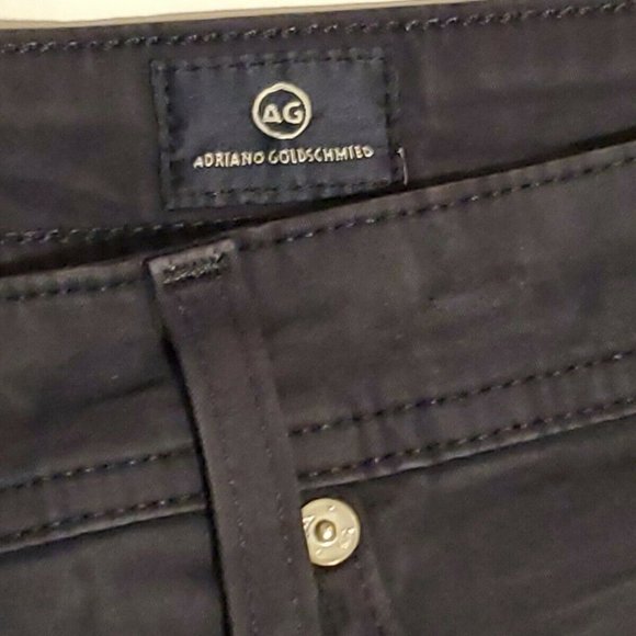 AG Adriano Goldschmied The Protege Straight Leg Mens Black Wash Jeans Size 40x34 - Picture 4 of 12